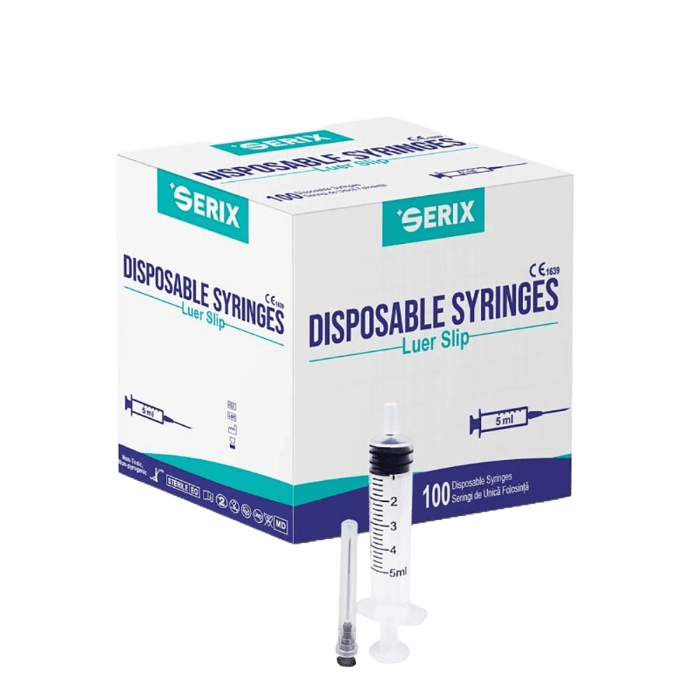 Serix Syringes 22G 5ml 100pcs