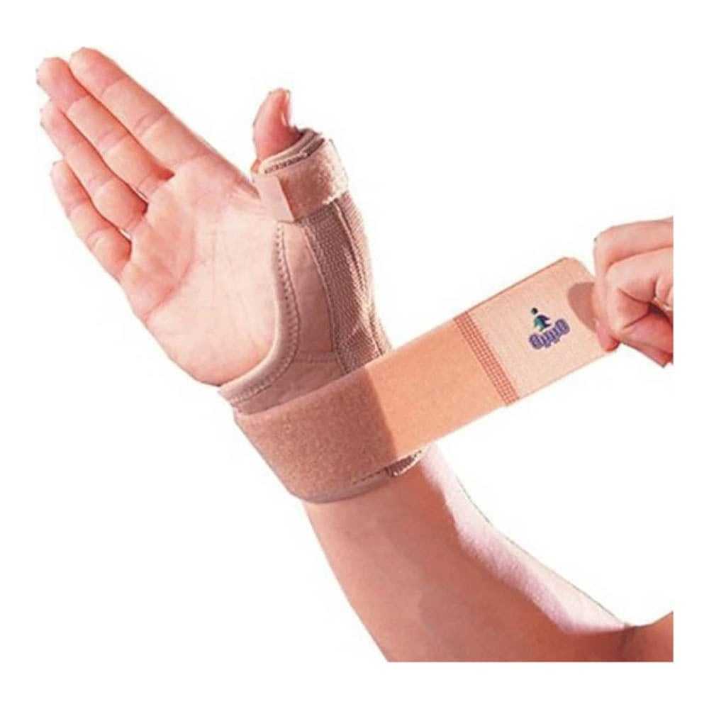 Oppo 1289 Wrist Splint with Neoprene Thumb in Beige Color