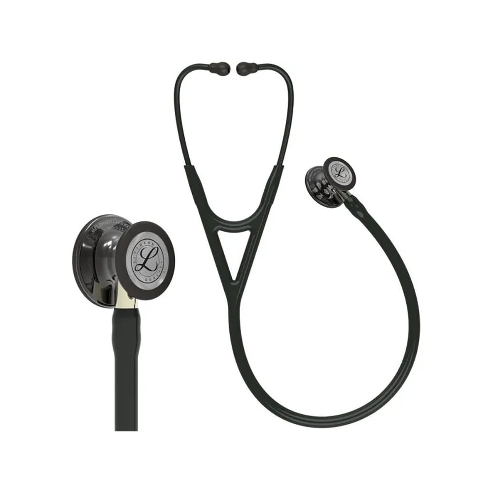 Στηθοσκoπιο 3M™ Littmann® Cardiology IV Black & High Polish Smoke Finish Champagne Stem 6204