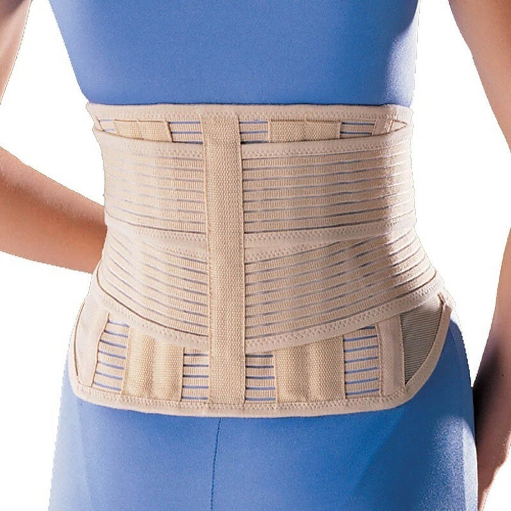 Oppo 2263 Elastic Waist Belt with Panels in Beige color