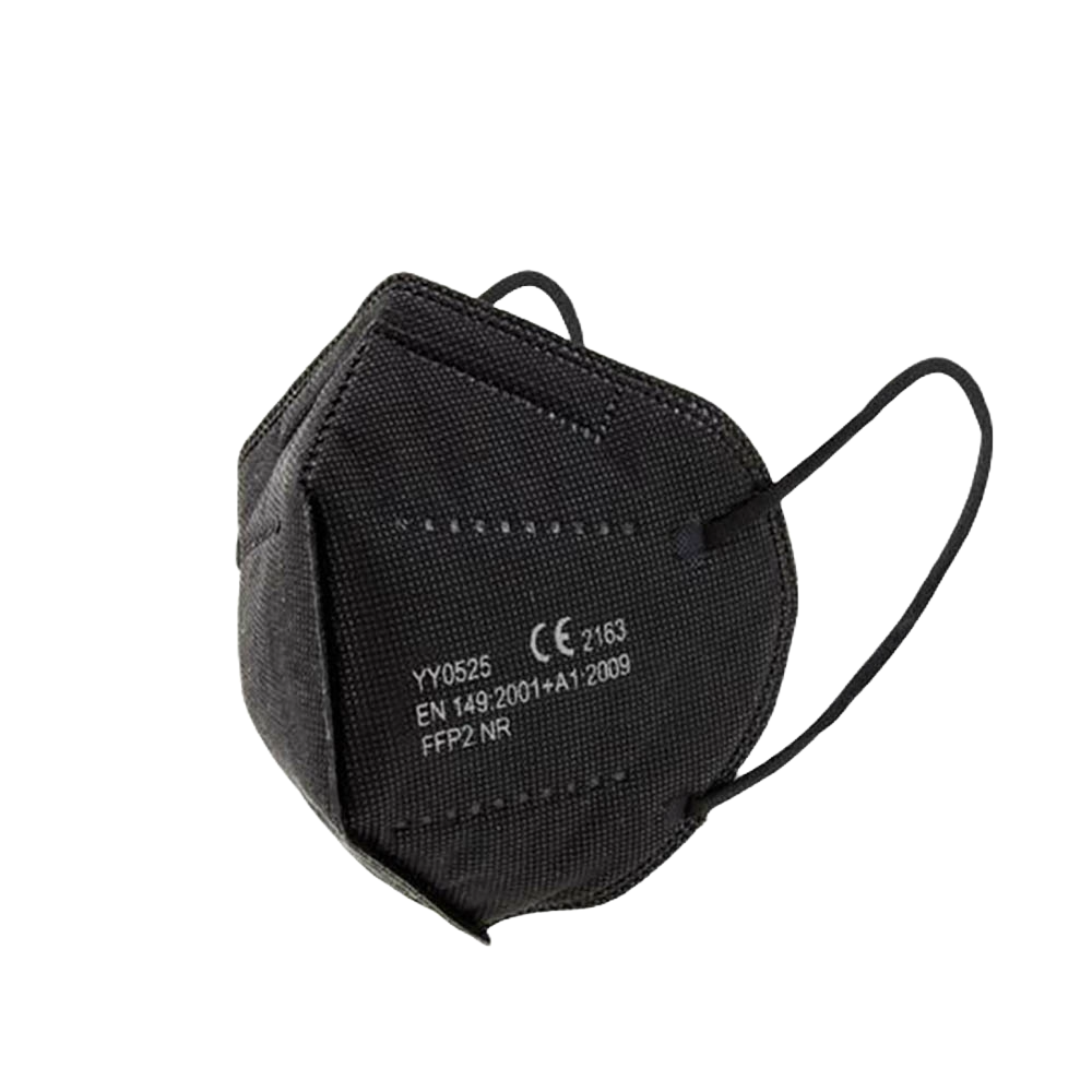 FFP2 NR Protection Mask in Black color 1pc