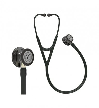 Στηθοσκoπιο 3M™ Littmann® Cardiology IV Black & High Polish Smoke Finish Champagne Stem 6204