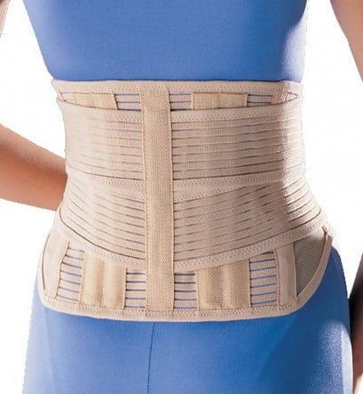 Oppo 2263 Elastic Waist Belt with Panels in Beige color